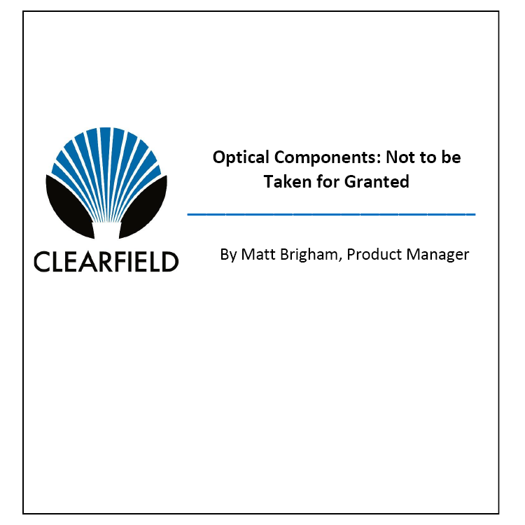 Thumbnail image of whitepaper from Clearfield detailing optical components 