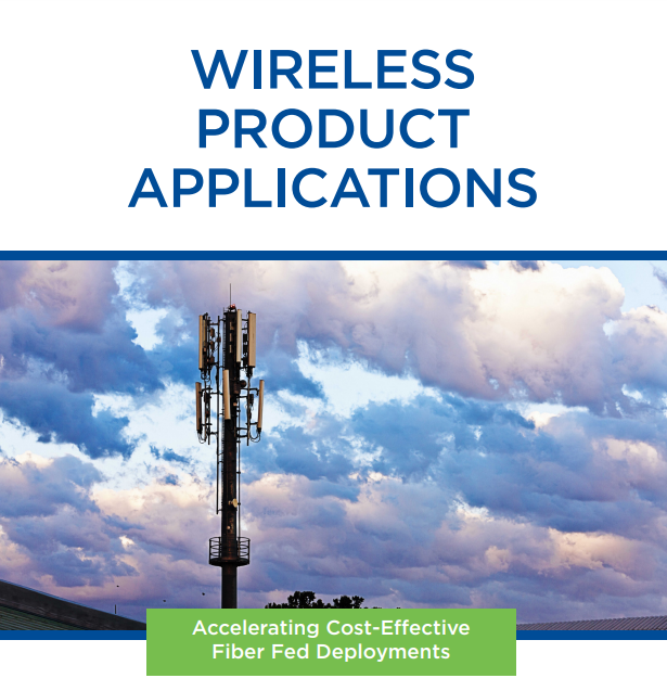 Image of a cell tower representing Wireless Product Application Examples from Clearfield